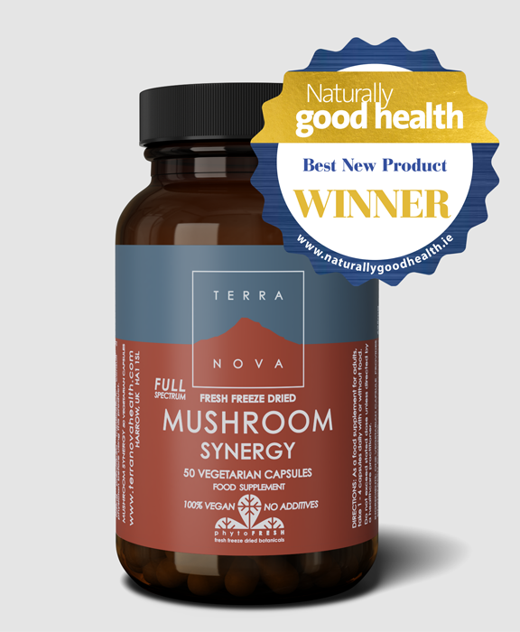 Terranova Mushroom Synergy (Full Spectrum-Fresh Freeze Dried-Organic) 50