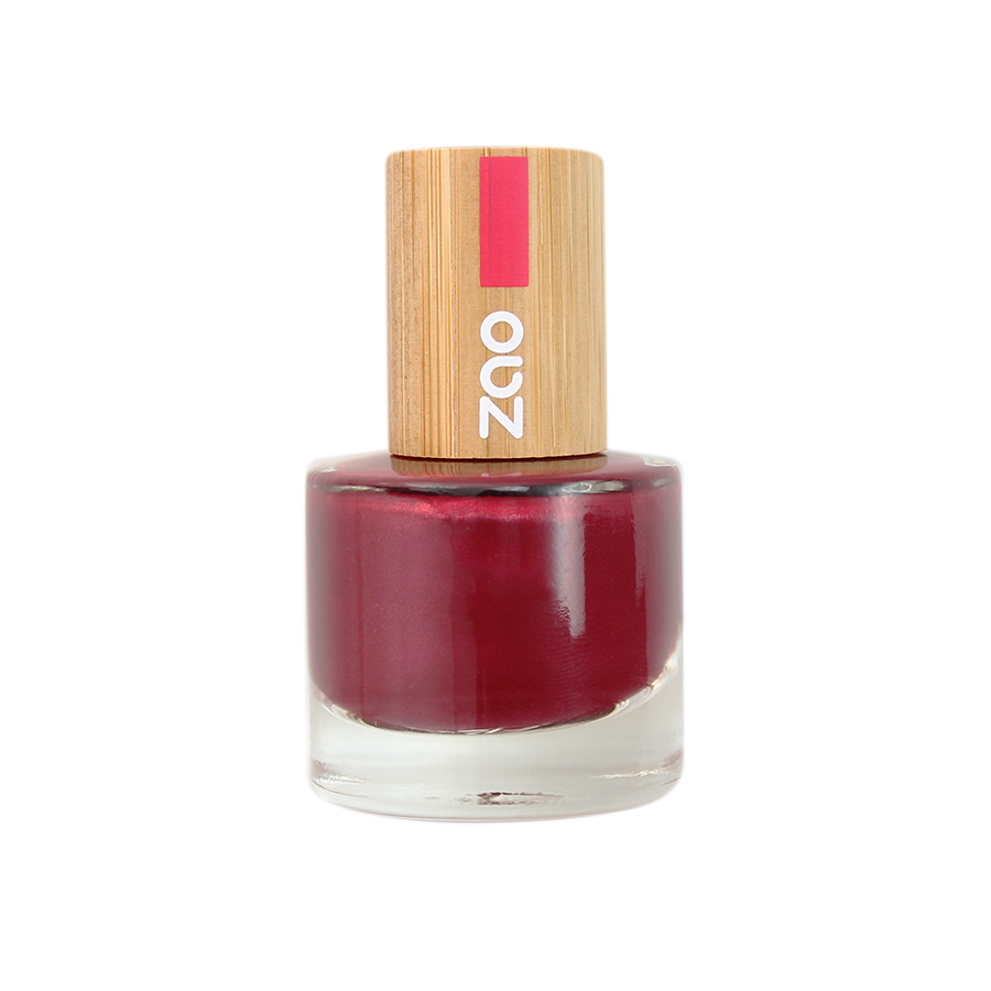 Zao Nail Polish Pearly Red 674