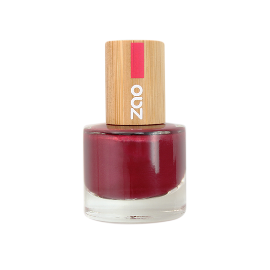 Zao Nail Polish Pearly Red 674