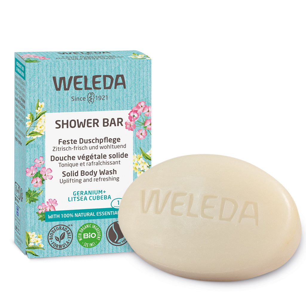 Weleda Shower Bar Geranium and Litsea Cubeba