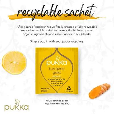 Pukka Teabags  -  Turmeric Gold
