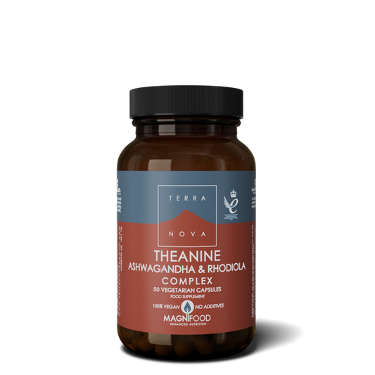 Terranova Theanine, Ashwagandha & Rhodiola Complex 50