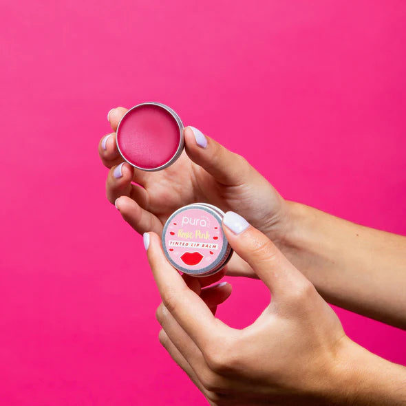 Pura Tinted Lip Balm - Rosie Pink