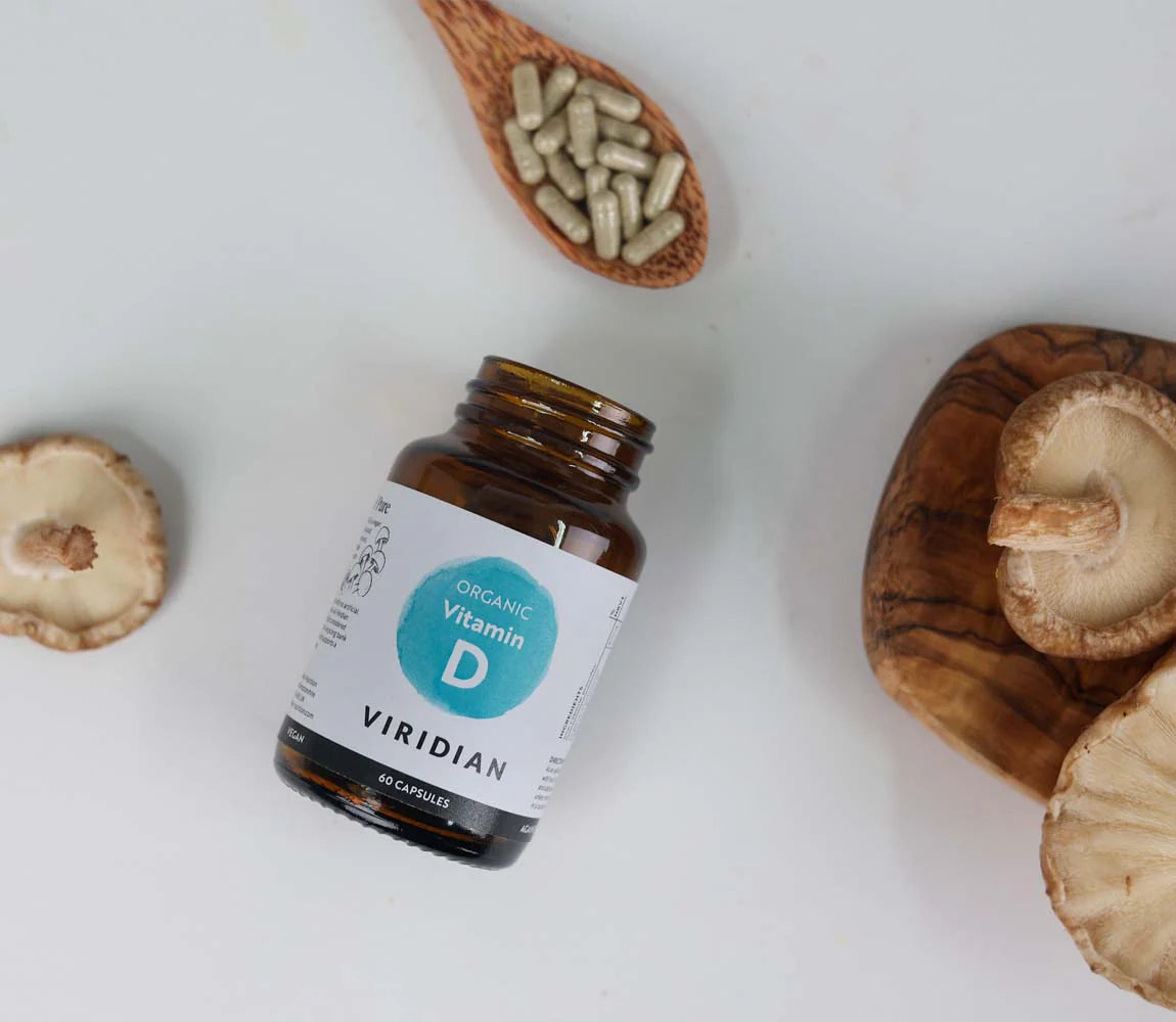 Viridian Organic Vitamin D2 400IU 60