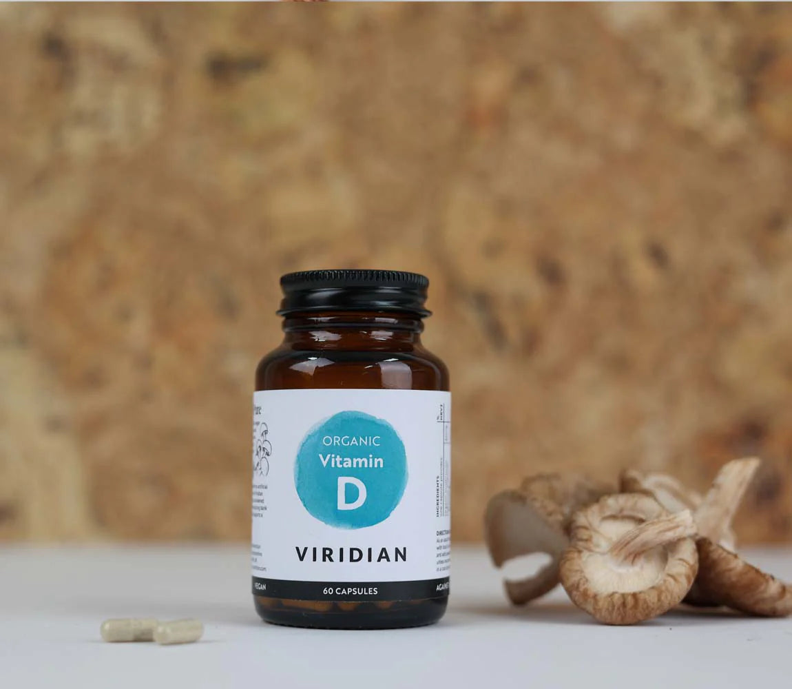 Viridian Organic Vitamin D2 400IU 60