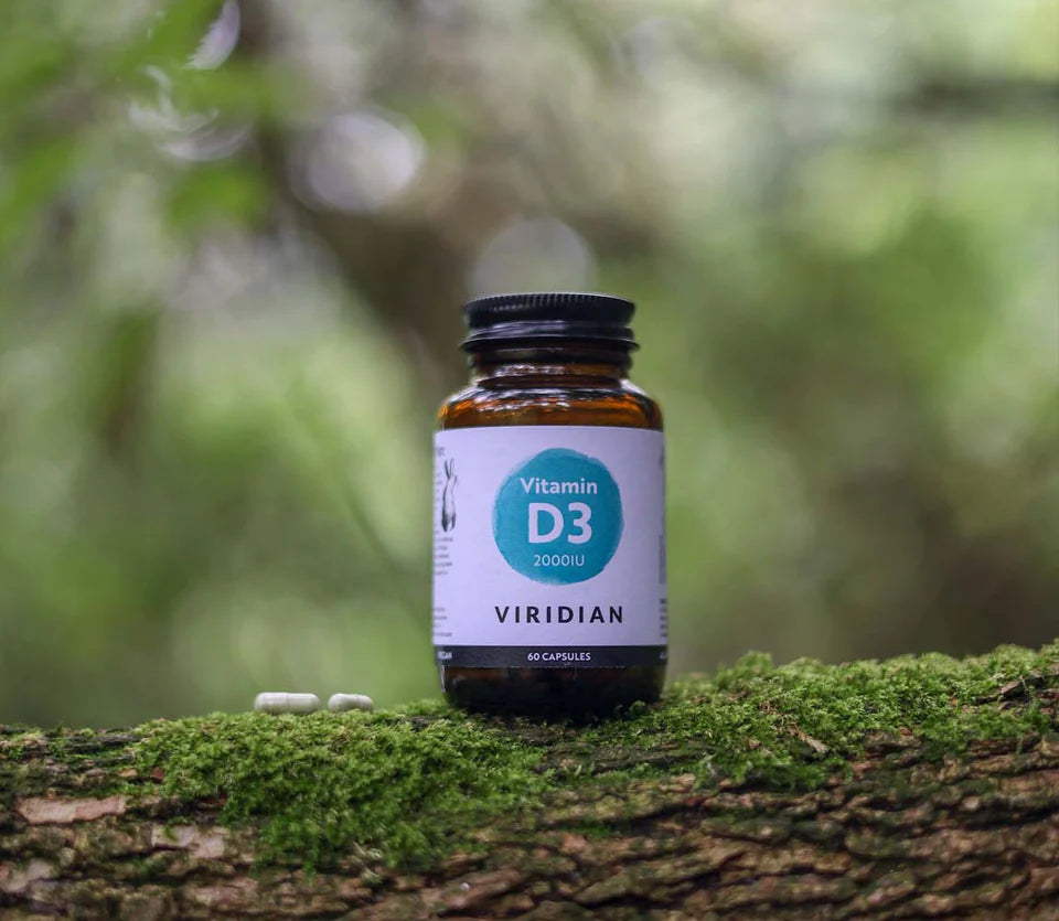 Viridian Vitamin D3 2000iu 60