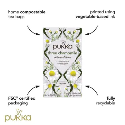 Pukka Teabags - Three Chamomile