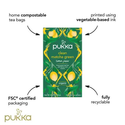 Pukka Teabags - Clean Matcha Green
