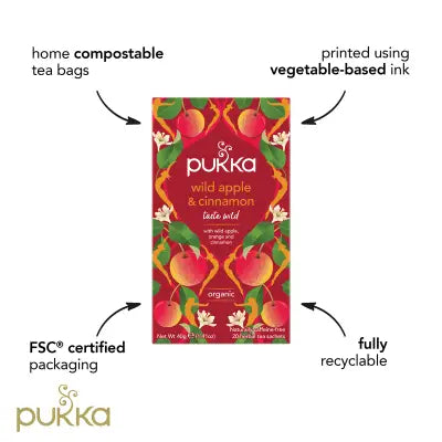 Pukka Teabags - Wild Apple & Cinnamon