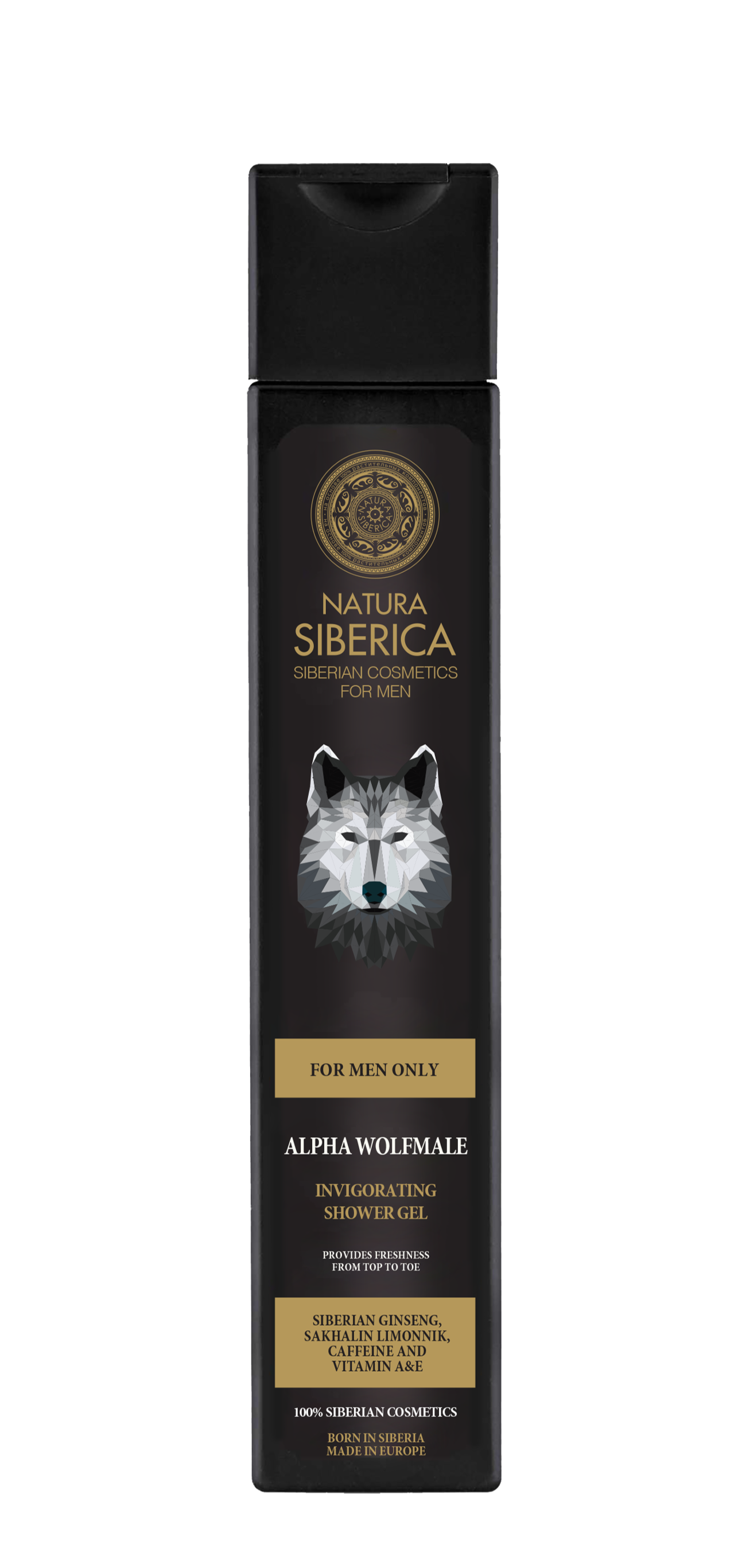 Natura Siberica Alpha Wolfmale Invigorating Shower Gel (250ml)