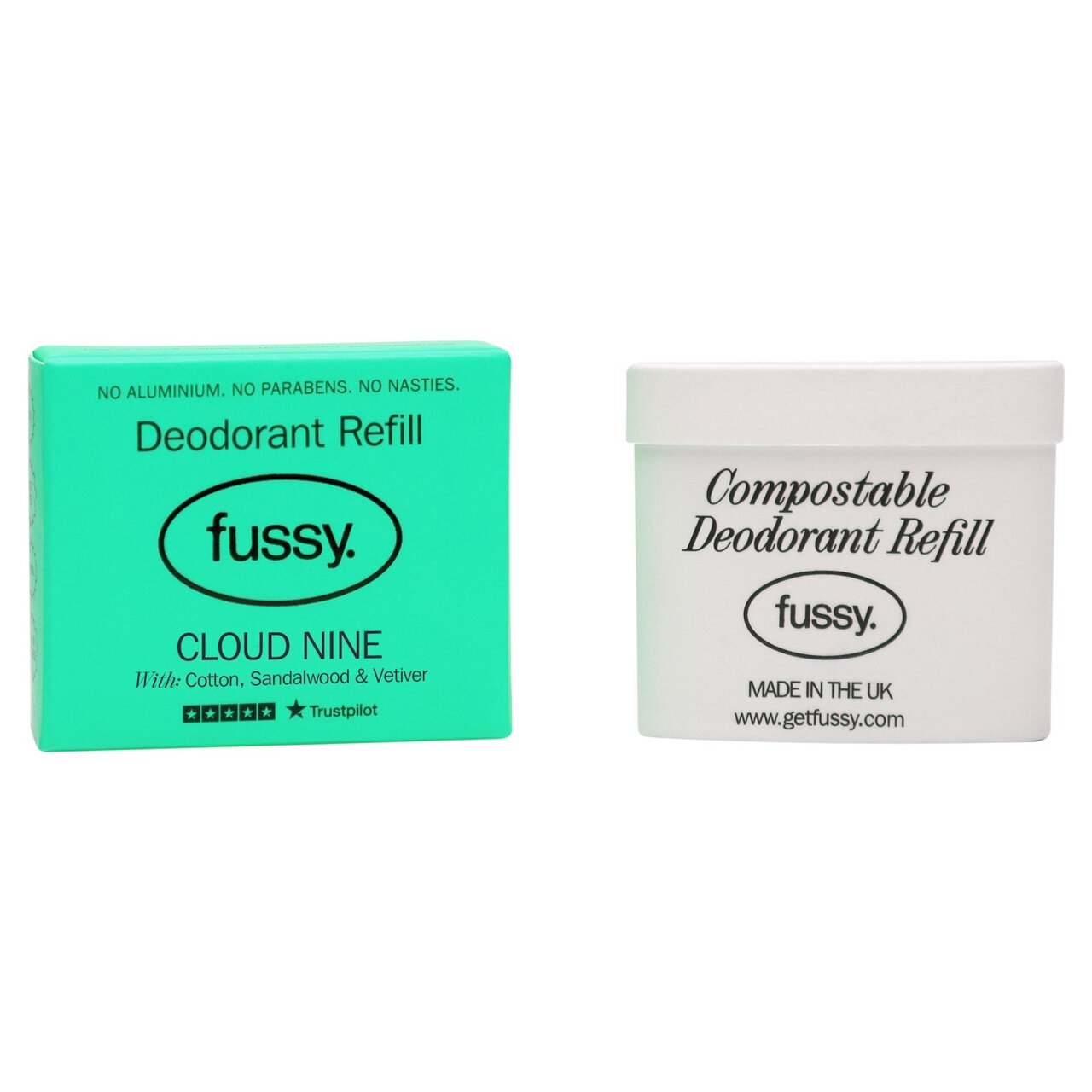 FUSSY Cloud Nine Deodorant Refill, 40g