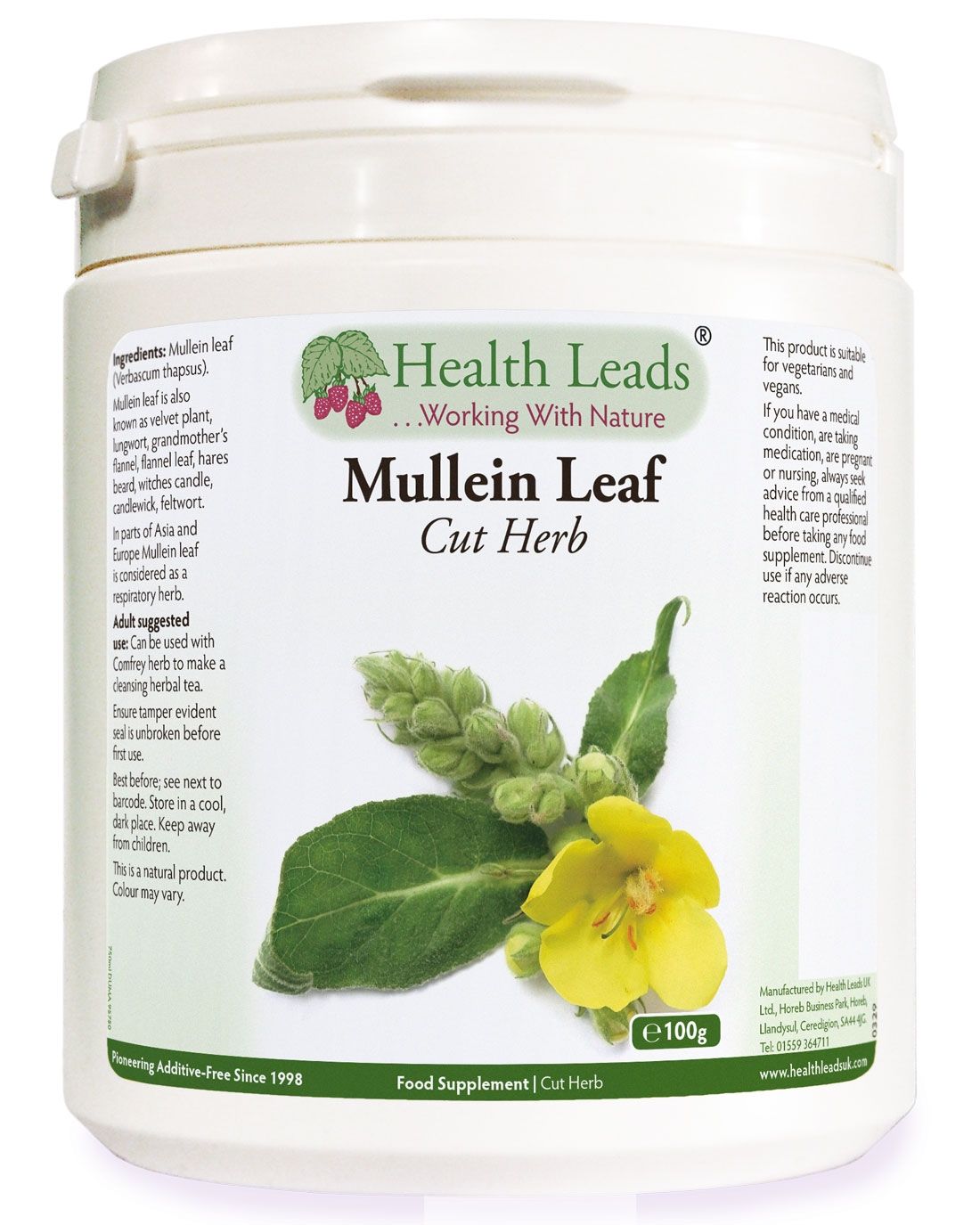 Health Leads Mullein Leaf 100g