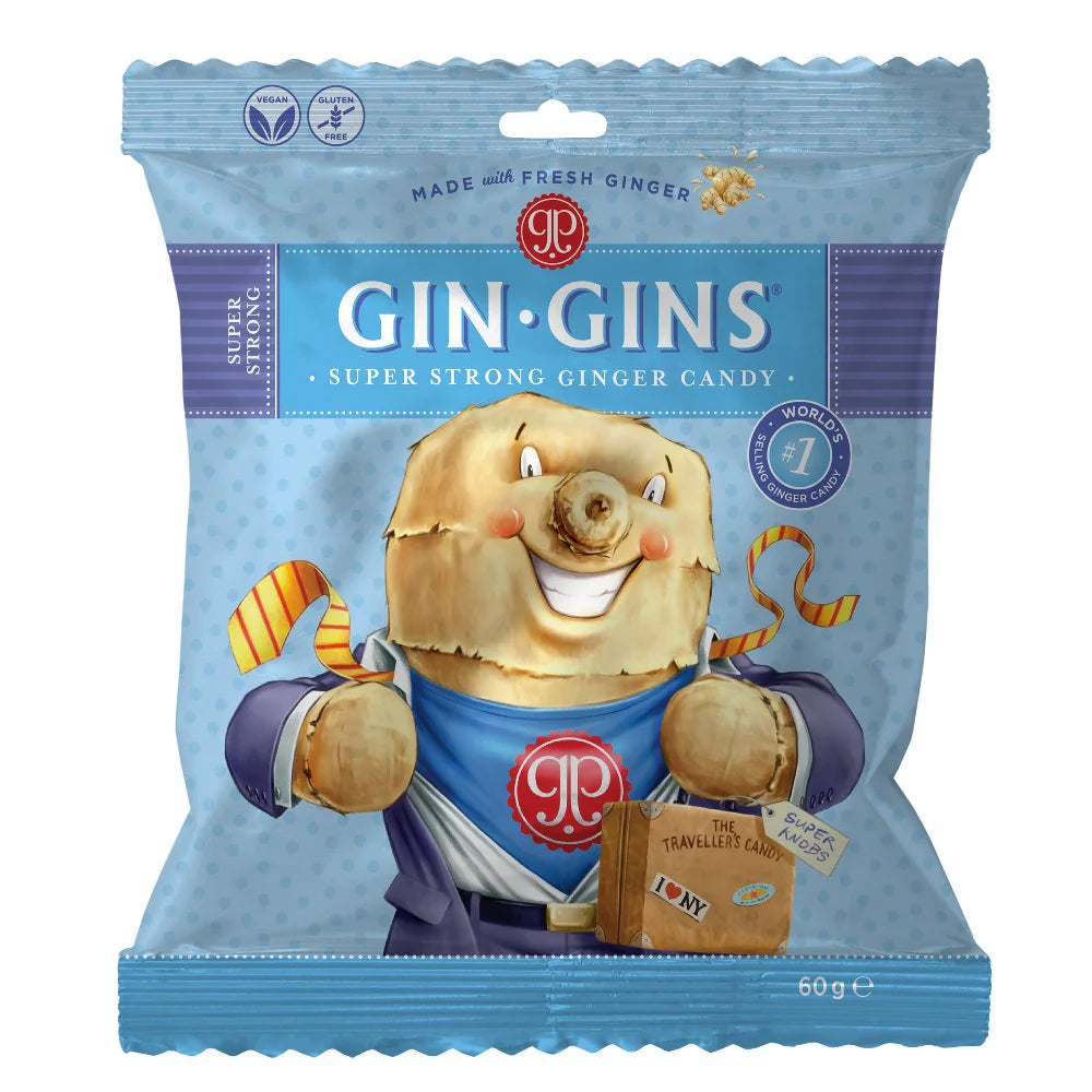 Gin Gins Super Strong Caramel 60g