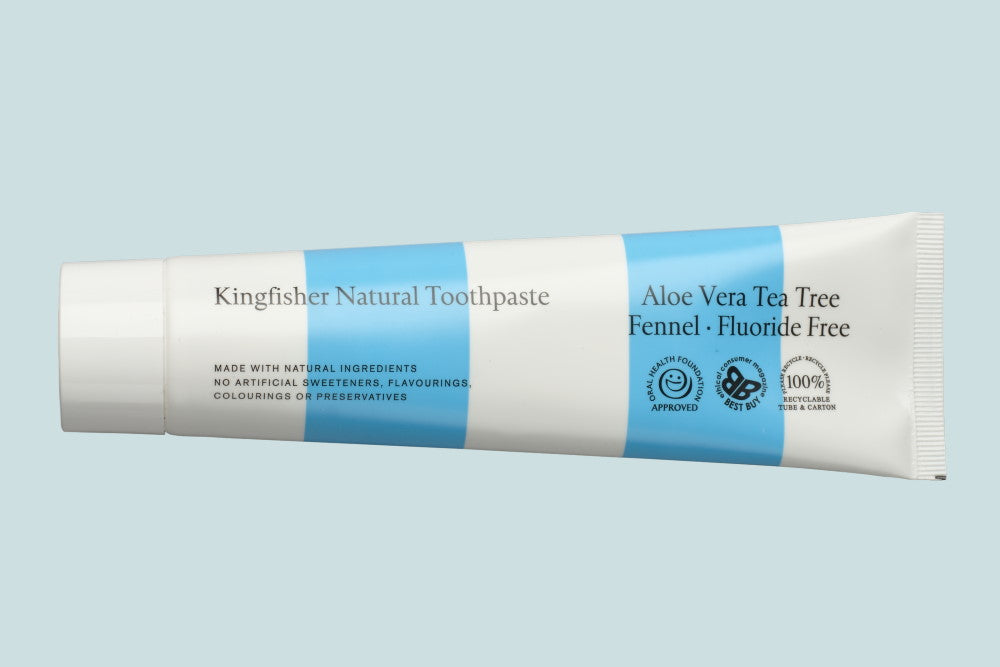 Kingfisher Toothpaste - Aloe Tea Tree Fennel Fluoride Free