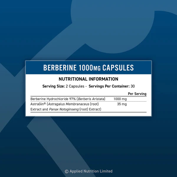 Applied Nutrition Berberine 1000mg