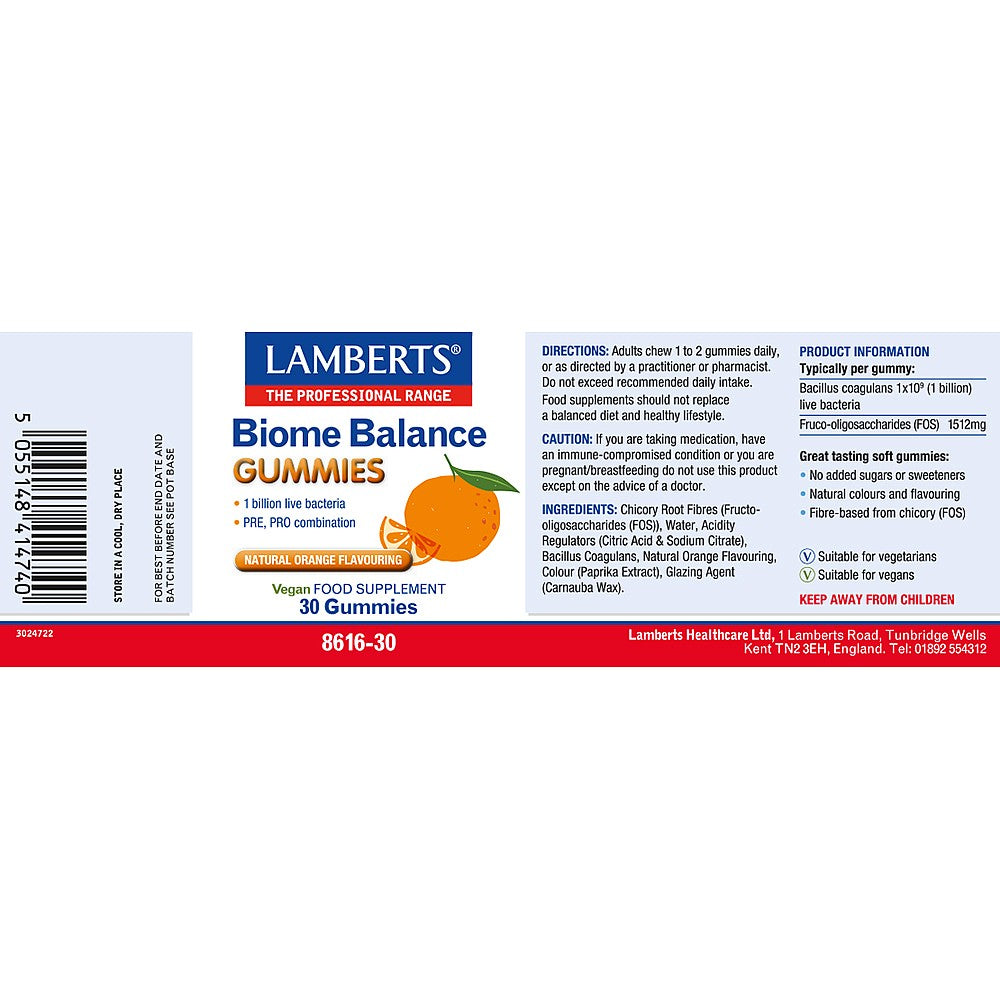 Lamberts Biome Balance Gummies 30