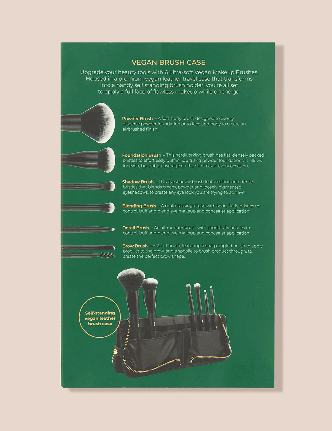 Inika Vegan Brush Case