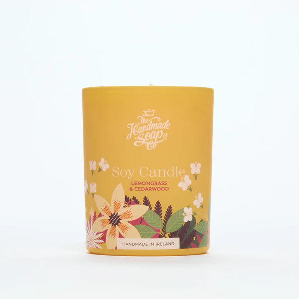The Handmade Soap Co. Soy Candle - Lemongrass and Cedarwood