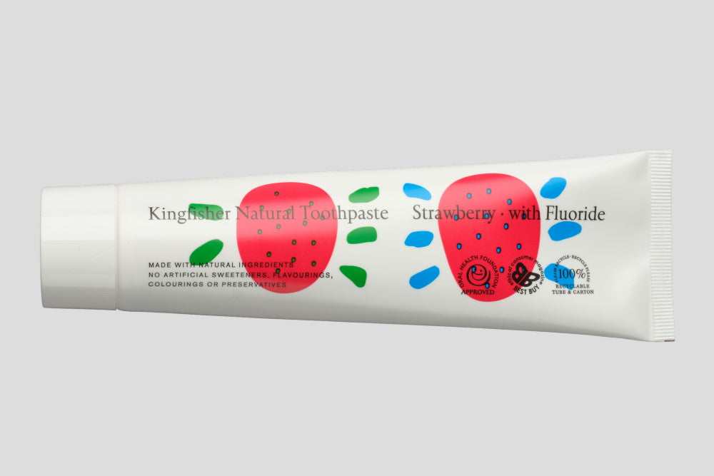Kingfisher Toothpaste - Childrens Strawberry Fluoride