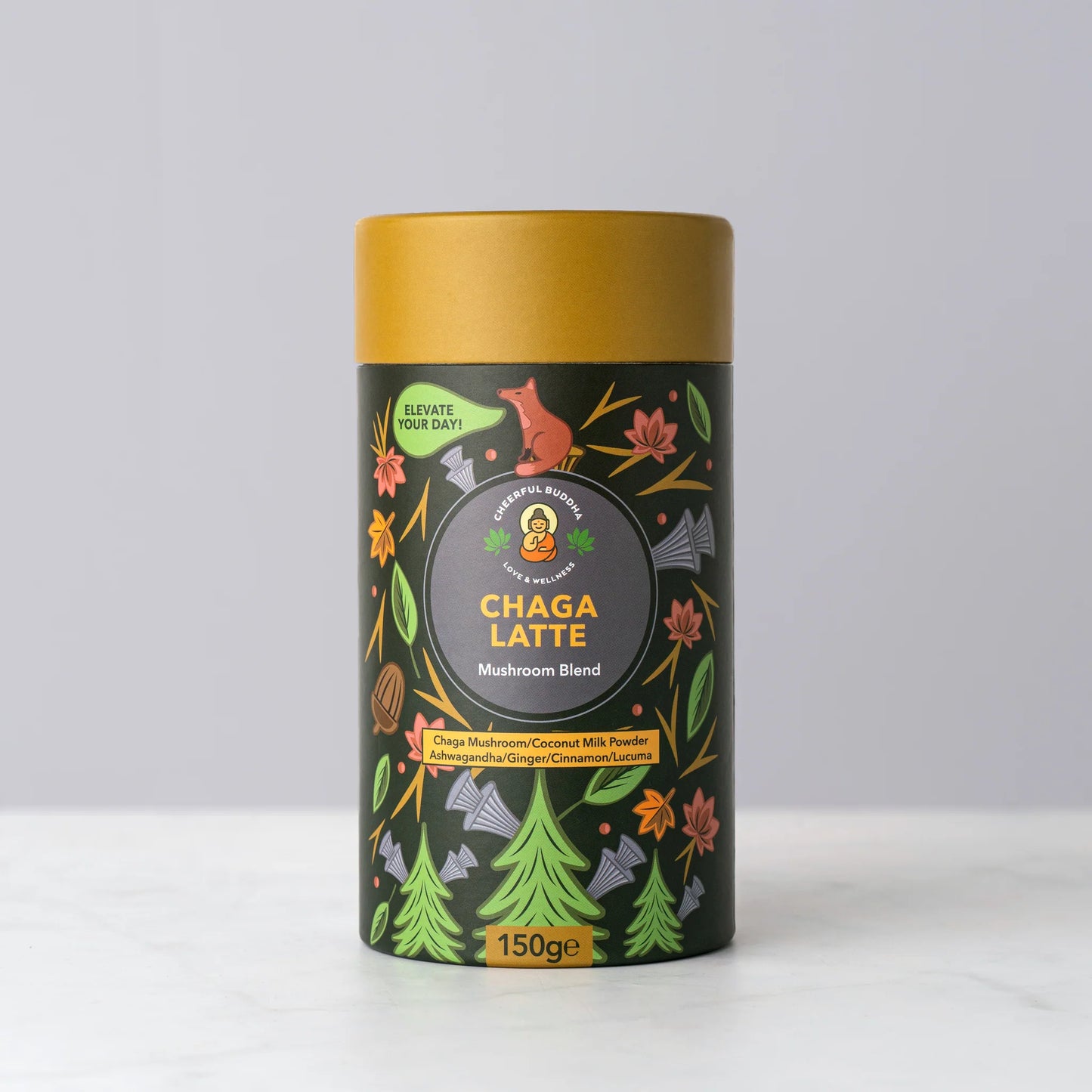 Cheerful Buddha Chaga Latte Mushroom Blend 150g