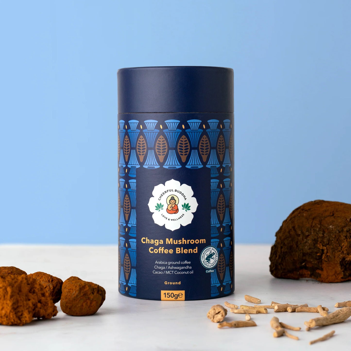 Cheerful Buddha Chaga Mushroom Coffee Blend 150g