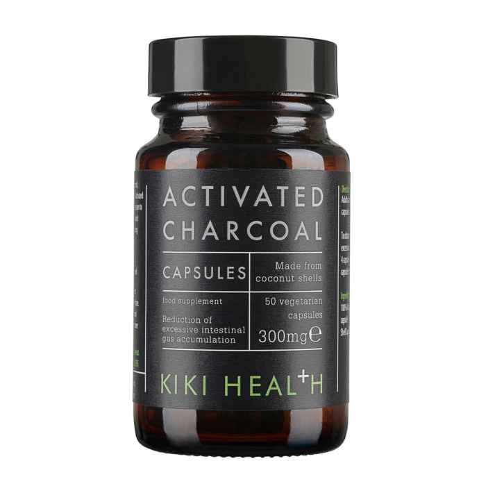 Kiki Health Activated Charcoal 300mg 50
