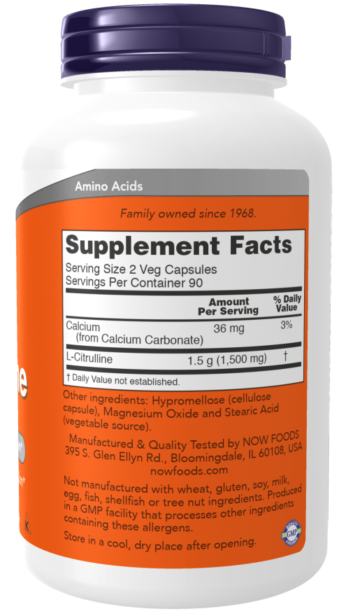 Now L-Citrulline 750mg 90