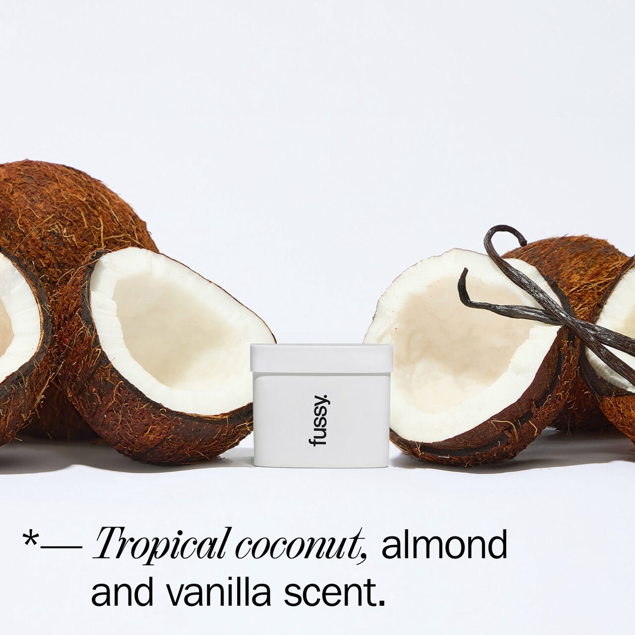 FUSSY Coconut Milk Refillable Natural Deodorant, Starter Pack
