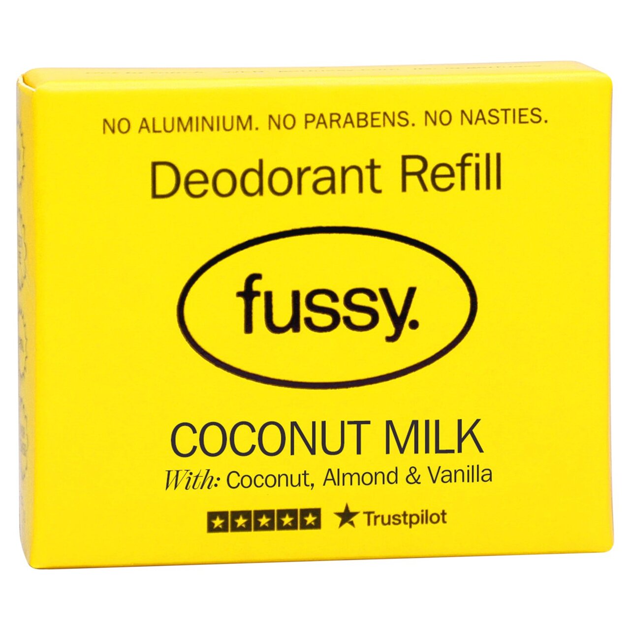 FUSSY Coconut Milk Deodorant Refill, 40g