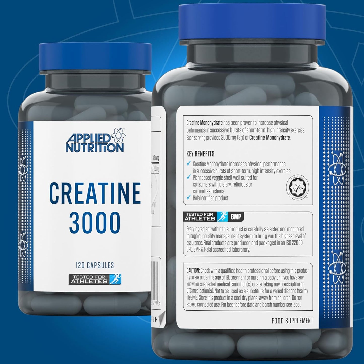 Applied Nutrition Creatine Monohydrate 3000 Capsules 120