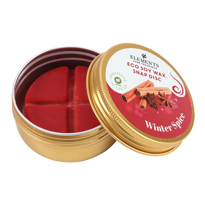 Elements Eco Soy Wax Snap Disc Melts - Winter Spice