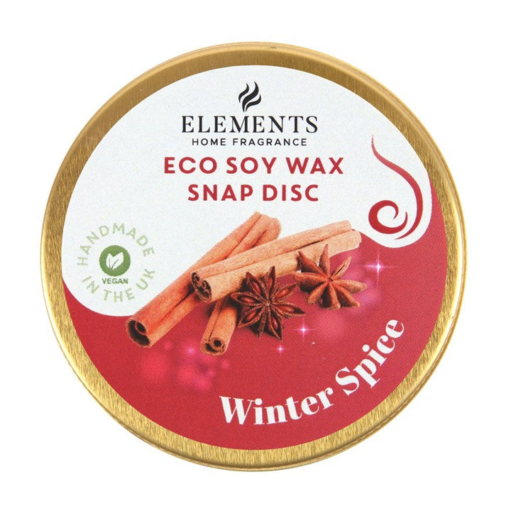 Elements Eco Soy Wax Snap Disc Melts - Winter Spice