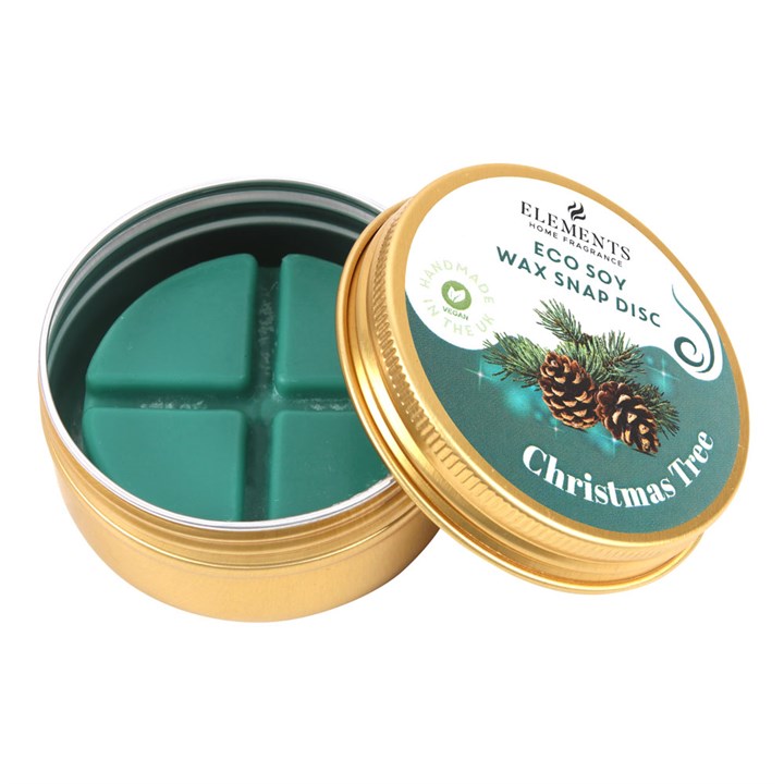 Elements Eco Soy Wax Snap Disc Melts - Christmas Tree