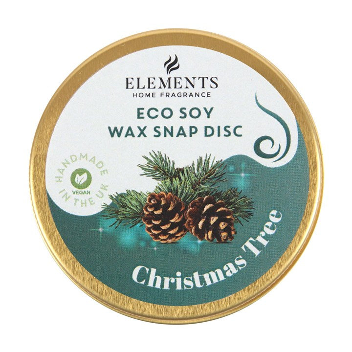 Elements Eco Soy Wax Snap Disc Melts - Christmas Tree