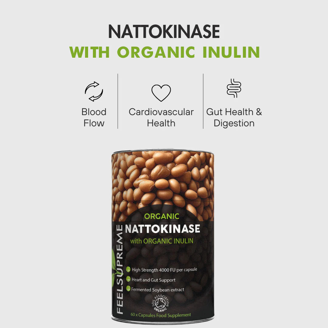 Feel Supreme Organic Nattokinase with Inulin 60