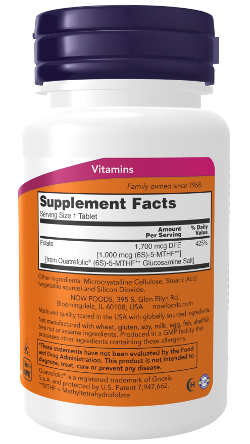 Now Foods Methyl Folate 1000mcg