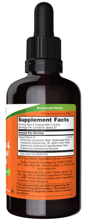 Now Echinacea & Goldenseal Glycerite 59ml