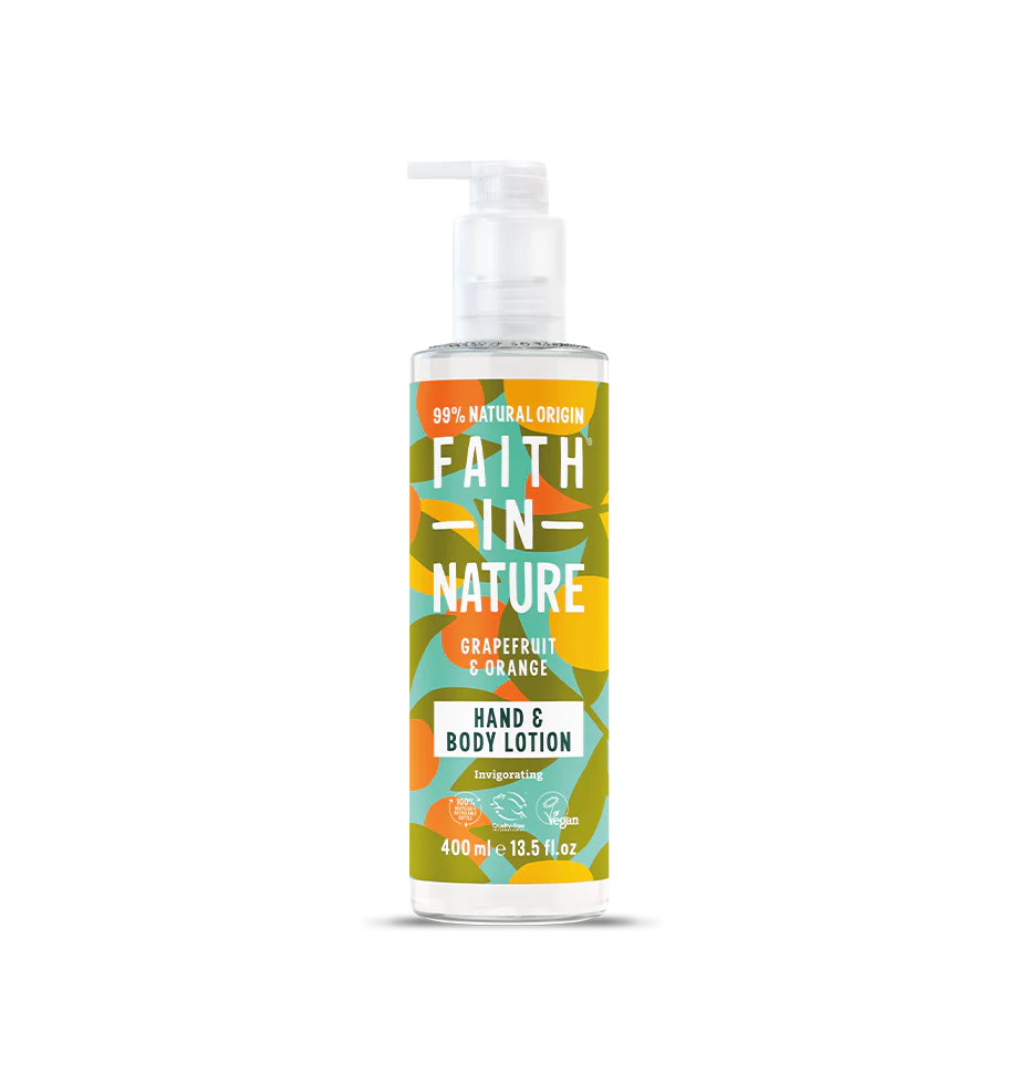 Faith In Nature Hand & Body Lotion 400ml - Grapefruit & Orange