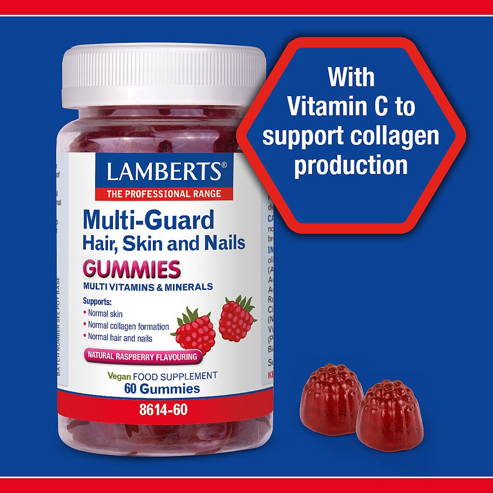 Lamberts Multi-Guard Hair, Skin and Nails Gummies 60