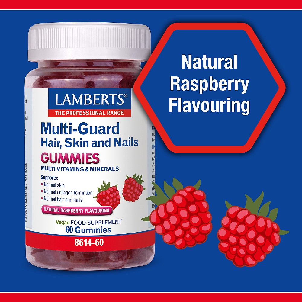 Lamberts Multi-Guard Hair, Skin and Nails Gummies 60