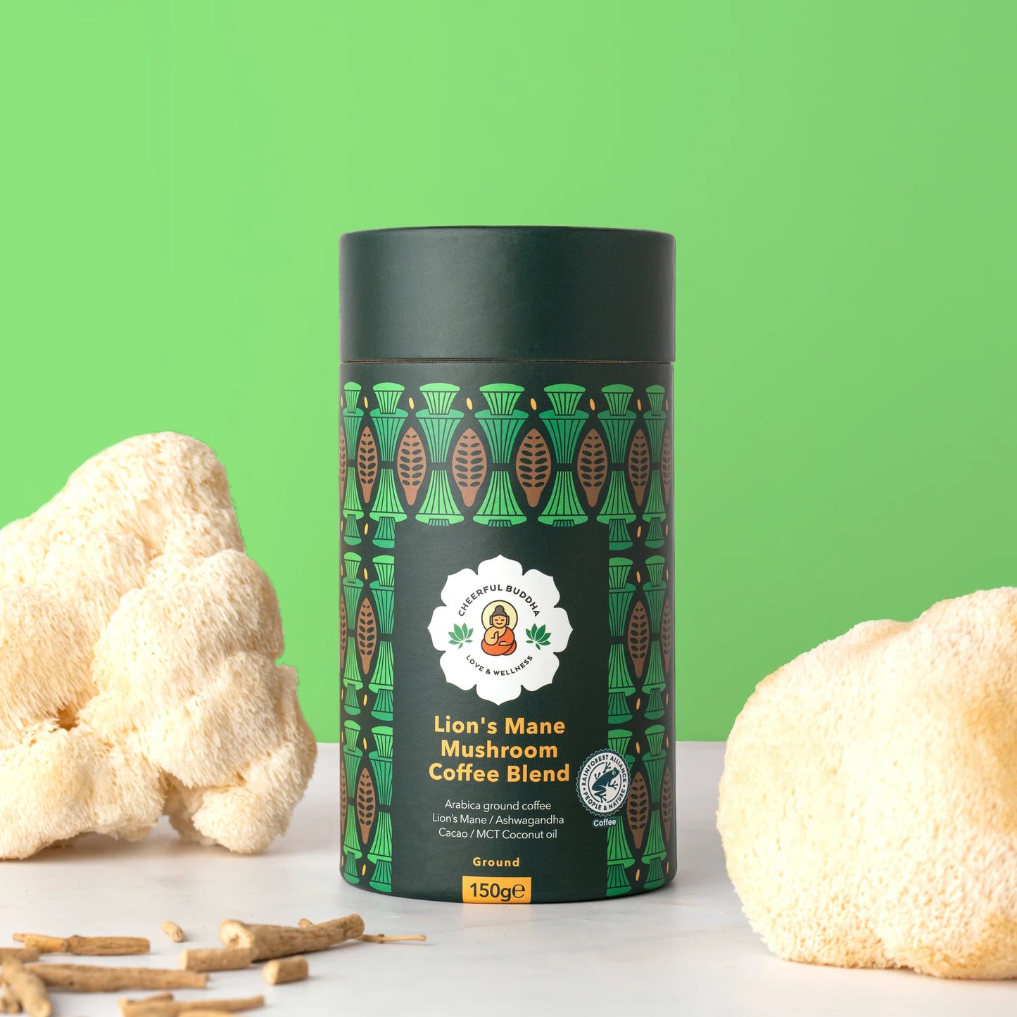 Cheerful Buddha Lion's Mane Mushroom Coffee Blend 150g