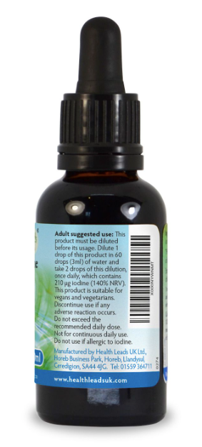 Health Leads Lugol's Iodine Solution 5% 30ml