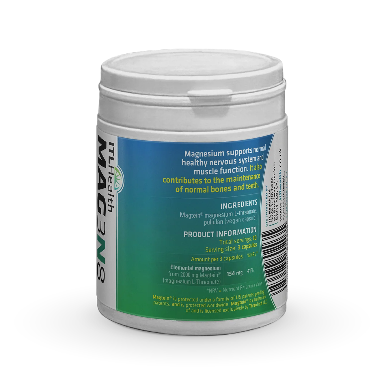 PrizMag MAG3N8 Magnesium L-Threonate 90