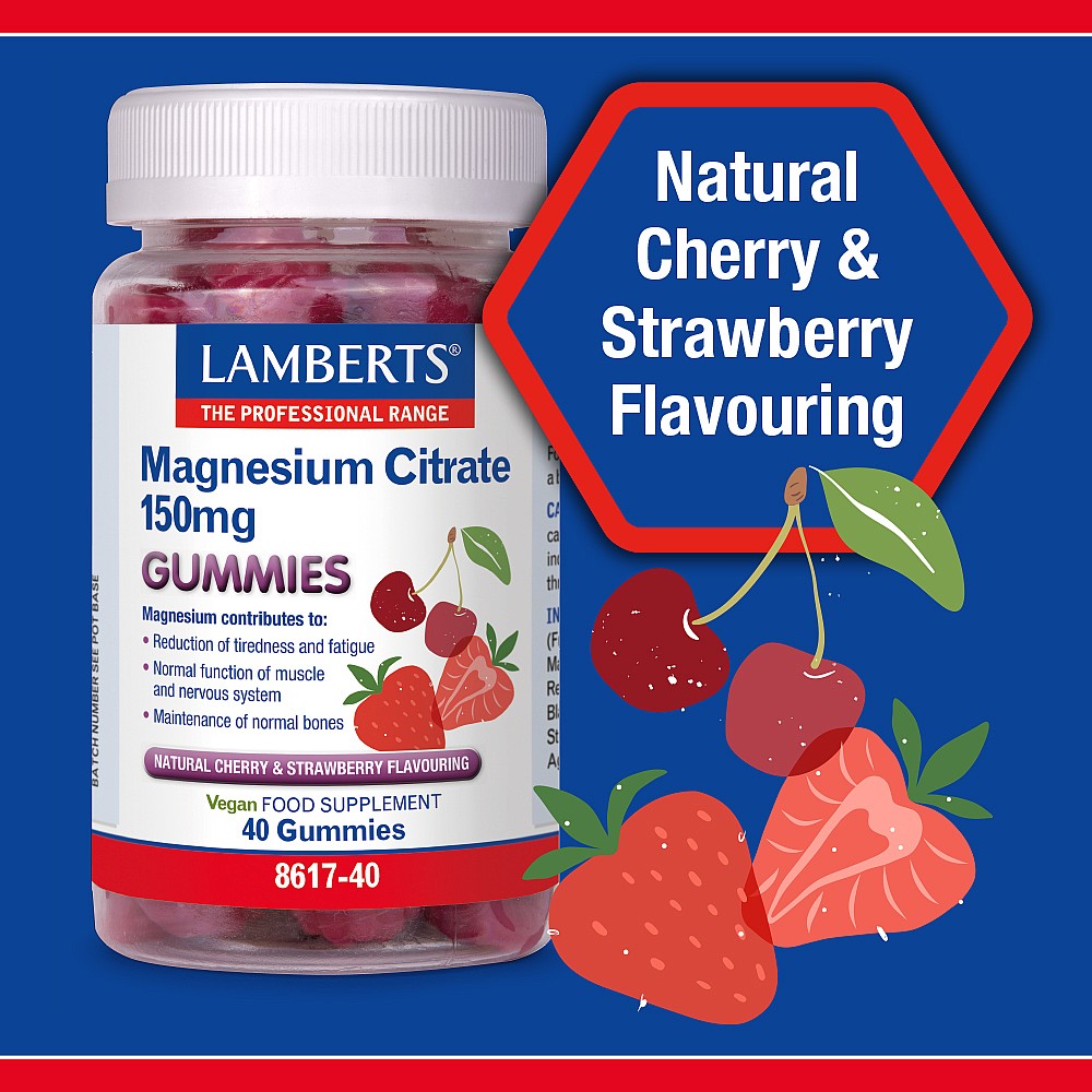 Lamberts Magnesium Citrate Gummies 40