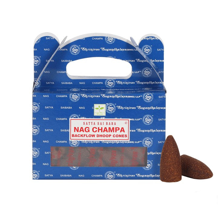 Satya Nag Champa Backflow Incense Cones
