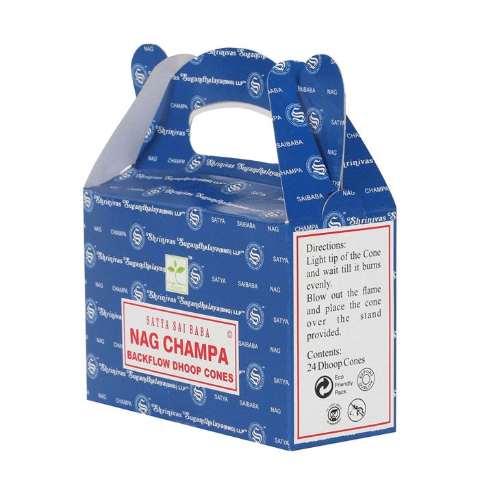 Satya Nag Champa Backflow Incense Cones
