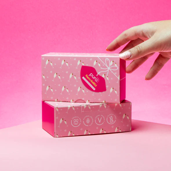 Pura Lip Balm & Scrub Gift Set - Prosecco Bubbles