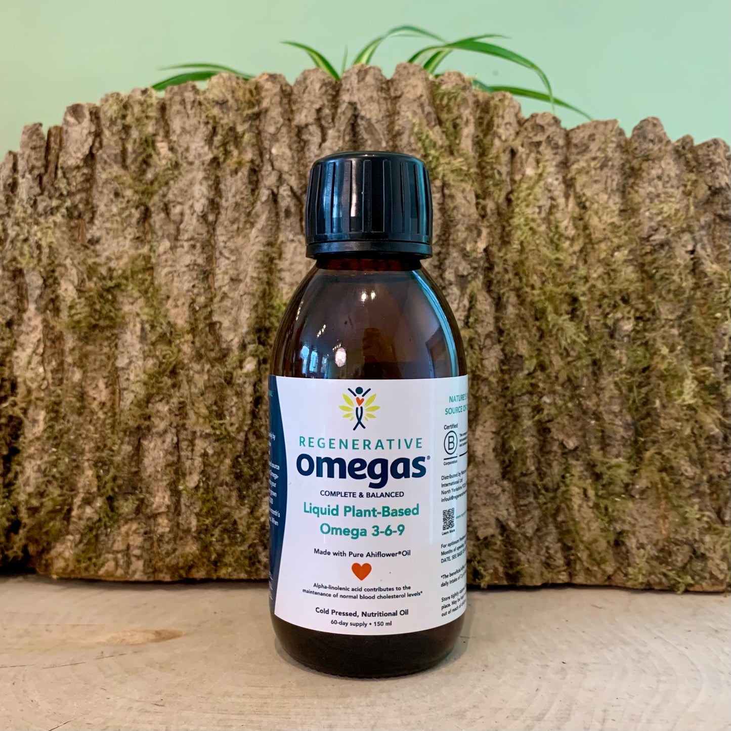 Regenerative Omegas Ahiflower Oil Liquid - Vegan Omega 3‑6‑9