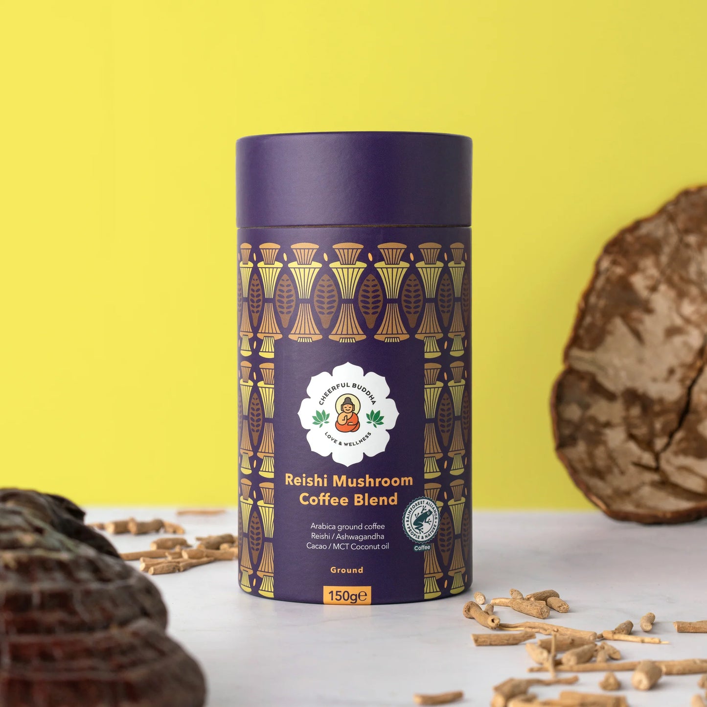 Cheerful Buddha Reishi Mushroom Coffee Blend 150g