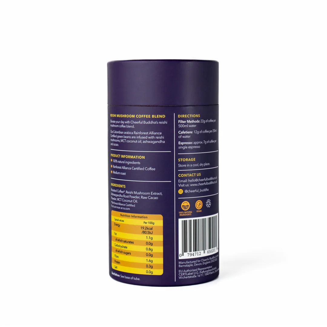 Cheerful Buddha Reishi Mushroom Coffee Blend 150g